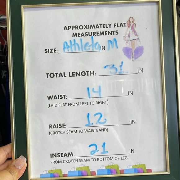 Lot two leggings Athleta and Nike size M black and blue - Picture 15 of 15